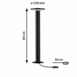 Paulmann Wege- & Bodenleuchten|Wege- & Bodenleuchten|LED-Außenstehlampe Plug&Shine