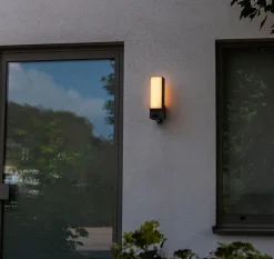 Lutec Außenwandleuchten|Außenwandleuchten|LED-Außenwandleuchte Cuba