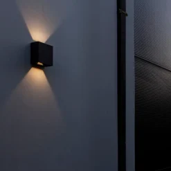 Lutec Außenwandleuchten|Außenwandleuchten|LED-Außenwandleuchte Gemini