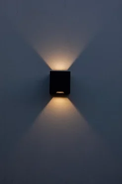 Lutec Außenwandleuchten|Außenwandleuchten|LED-Außenwandleuchte Gemini