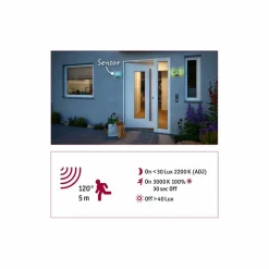 Paulmann LED-Außenwandleuchte Sheera