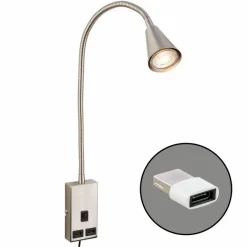 Briloner Wandleuchten|LED-Bettleuchte Justra