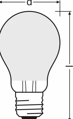 Osram E27|LED-Birne E27/2,6 Watt/Energie B