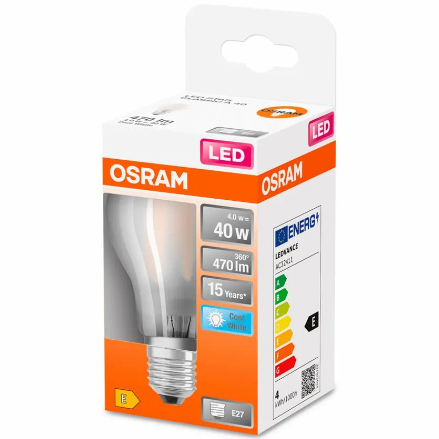 Osram LED-Birne E27/4 Watt/Energie E
