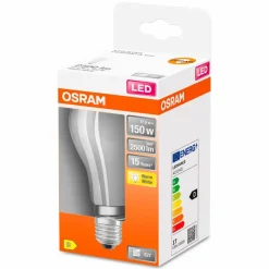 Outlet LED-Birne matt E27/ 15Watt/ Energie D E27