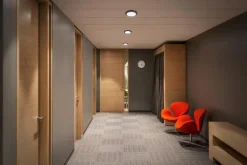 Helestra LED-Deckeneinbauleuchte Bis