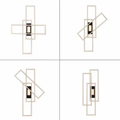 JUST LIGHT. LED-Deckenleuchte Asmin