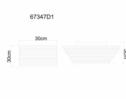 Globo LED-Deckenleuchte Hayden