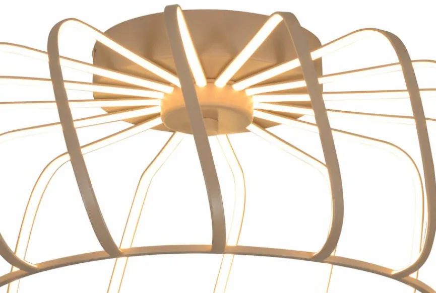 GeeTi LED-Deckenleuchte Lucca