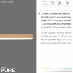 Neuhaus PURE LED-Deckenleuchte Pure Lines
