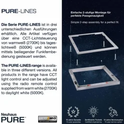 New LED-Deckenleuchte PURE-LINES Deckenleuchten