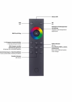 Q SMART HOME LIGHTS LED-Deckenleuchte Q-Kate