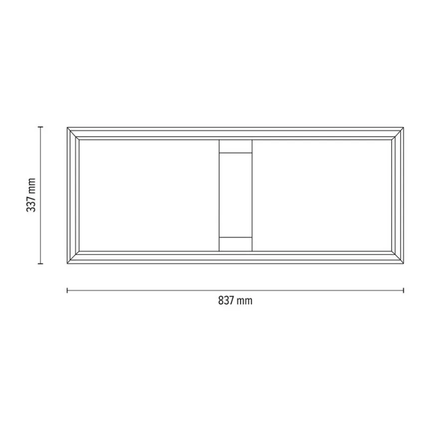 Spotlight LED-Deckenleuchte Rettangolo