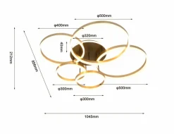 Online LED-Deckenleuchte Schenna Deckenleuchten