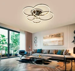 GeeTi LED-Deckenleuchte Schenna