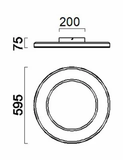 Outlet LED-Deckenleuchte Sona Deckenleuchten