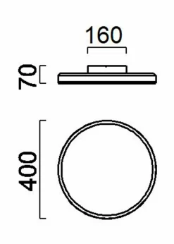 Helestra Deckenleuchten|LED-Deckenleuchte Sona