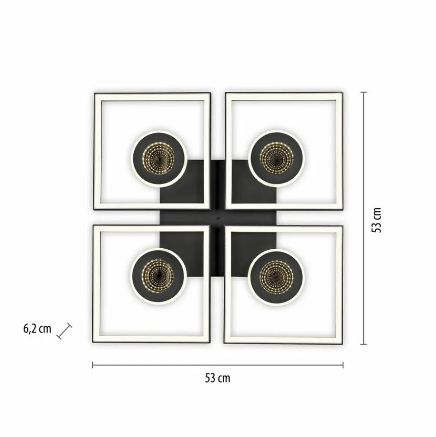 Paul Neuhaus LED-Deckenleuchte Traforo