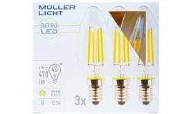 Hot LED-Kerze E14/4 Watt/Energie E E14