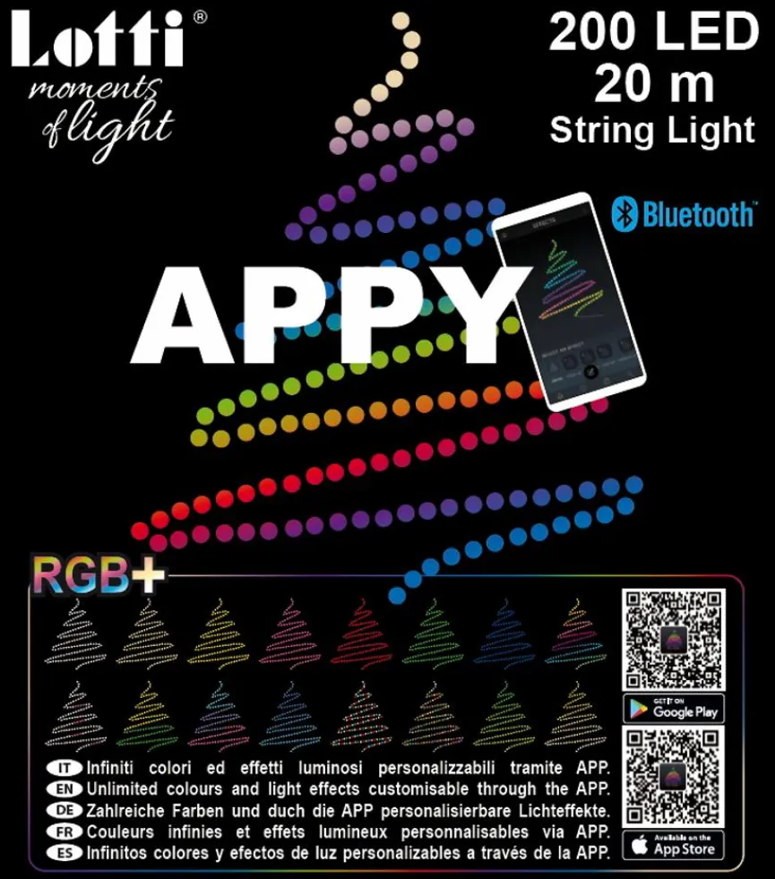 Lotti Lichterketten & Dekoleuchten|Lichterketten & Dekoleuchten|LED-Lichterkette Appy 200