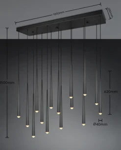 Trio Pendelleuchten|LED-Pendelleuchte Cala