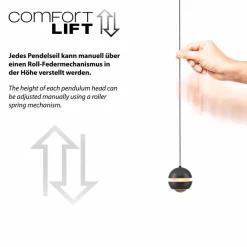 SCHÖNER WOHNEN-Kollektion LED-Pendelleuchte Lini