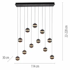 SCHÖNER WOHNEN-Kollektion LED-Pendelleuchte Lini