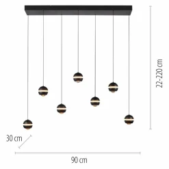 SCHÖNER WOHNEN-Kollektion Pendelleuchten|LED-Pendelleuchte Lini