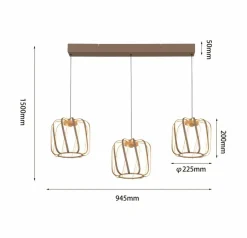 GeeTi Pendelleuchten|LED-Pendelleuchte Lucca