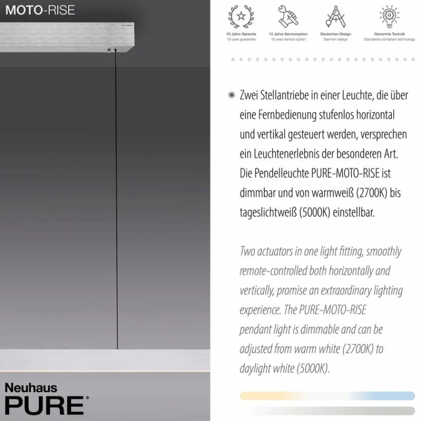 Best LED-Pendelleuchte Pure E-Mot Pendelleuchten