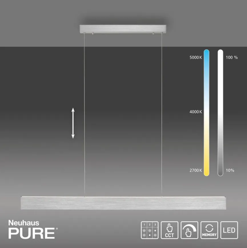 Neuhaus PURE LED-Pendelleuchte Pure-Motion