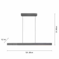 Neuhaus PURE Pendelleuchten|LED-Pendelleuchte Pure-Moto-Rise
