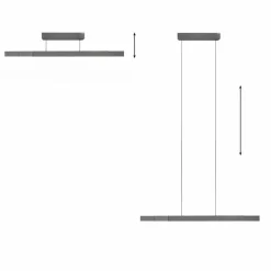 Neuhaus PURE Pendelleuchten|LED-Pendelleuchte Pure-Moto-Rise