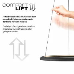 SCHÖNER WOHNEN-Kollektion LED-Pendelleuchte Quillo