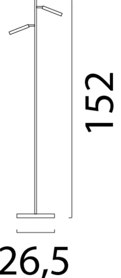 Clearance LED-Stehlampe Flute Stehlampen
