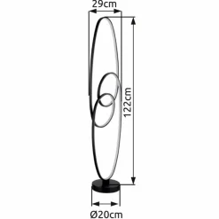 Globo LED-Stehlampe Spira