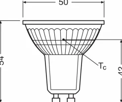 Best LED-Strahlerform GU10/4,3 Watt/Energie F Gu10