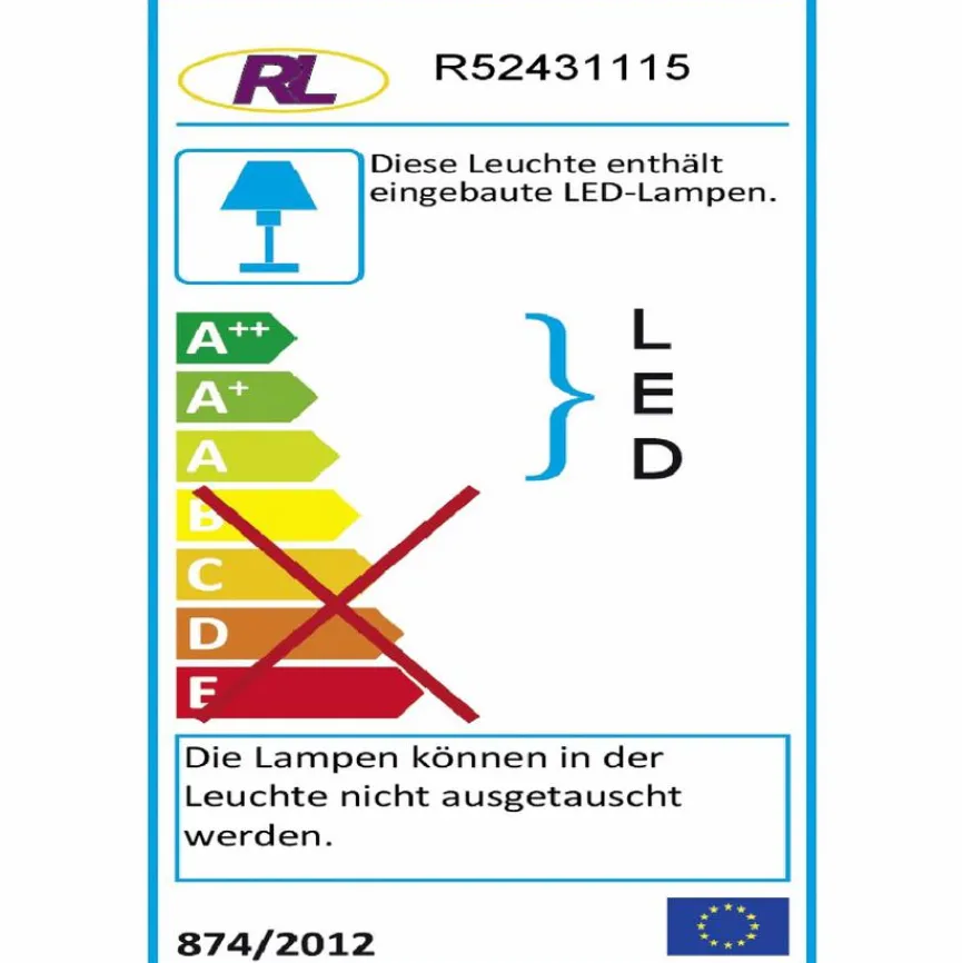 Reality Leuchten Tischlampen|LED-Tischleuchte Boa