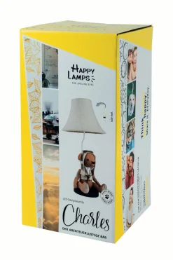 Kinder Happy Lamps Kinderlampen|Kinderlampen|LED-Tischleuchte Charles der Bär