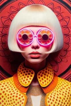 KARE DESIGN LED-Wandbild 120 x 80 cm Fancy Blonde Lady