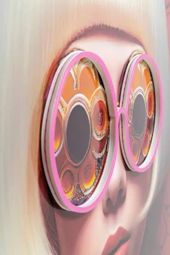 KARE DESIGN LED-Wandbild 120 x 80 cm Fancy Blonde Lady