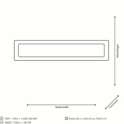 ELOBRA LED-Wandleuchte Chile