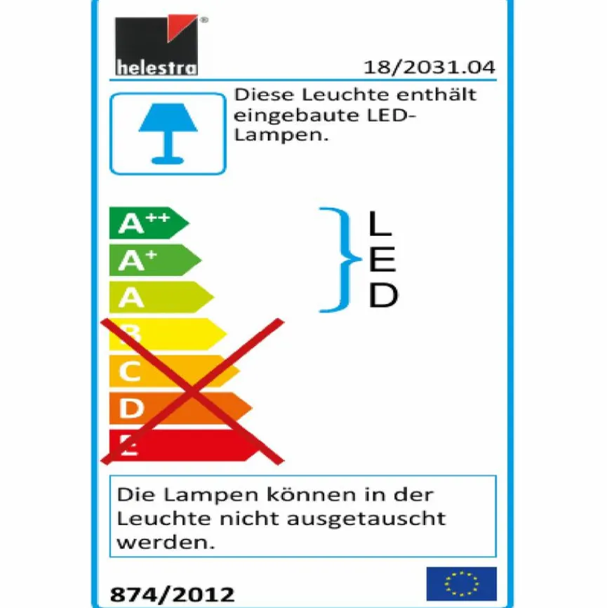 Helestra Wandleuchten|LED-Wandleuchte Nok