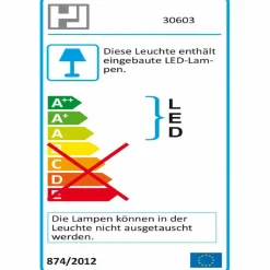 Fischer & Honsel LED-Wandleuchte Raik