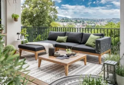 Loungemöbel Set Leeds 3 tlg.