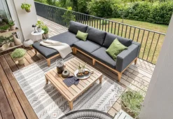 Loungemöbel Set Leeds 3 tlg.