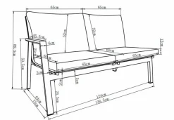 Discount Loungemöbel Set Lyon 3tlg Loungemöbel-Sets