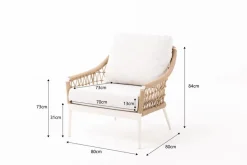 Loungemöbel Set Mykonos 4-tlg. Loungemöbel-Sets