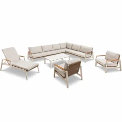 Online Loungesofa-Modul Santorini Mittelteil Loungemöbel-Sets