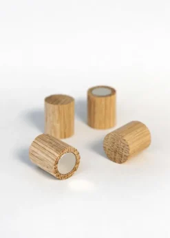 Metallbude Memoboards|Magnete Holz Ela 4er-Set